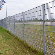 Fences made of welded panels